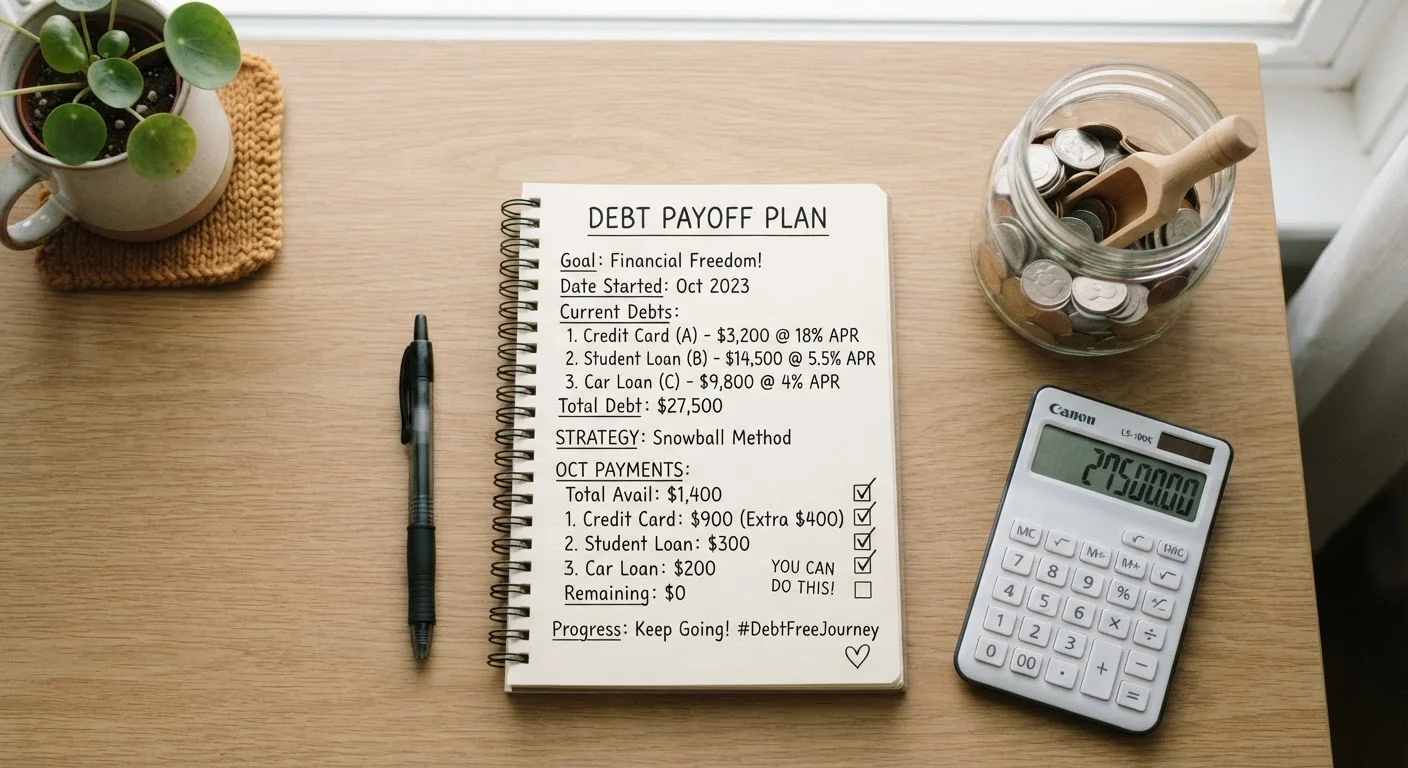 A Beginner's Roadmap to Getting Out of Debt