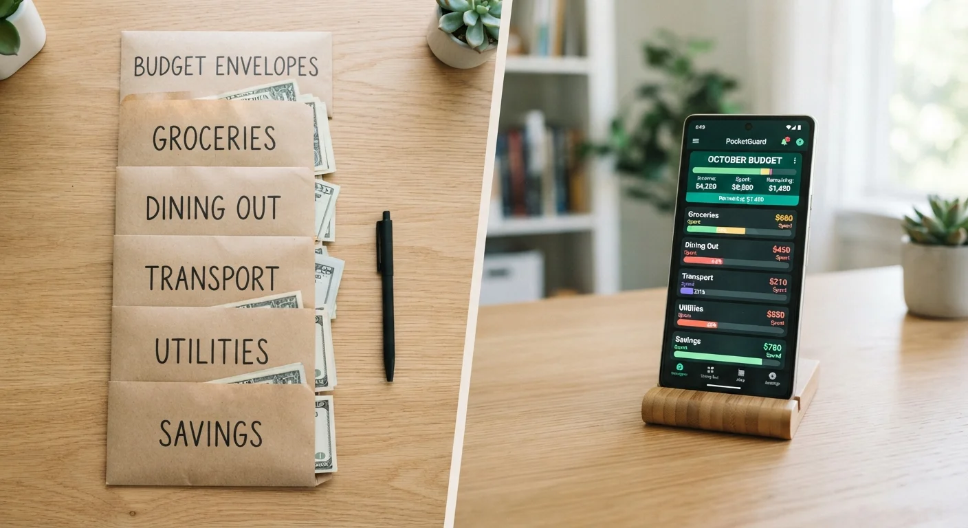 Envelope Budgeting vs. Digital Tracking Apps